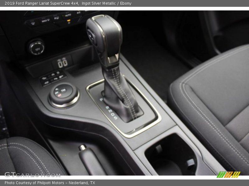 Ingot Silver Metallic / Ebony 2019 Ford Ranger Lariat SuperCrew 4x4