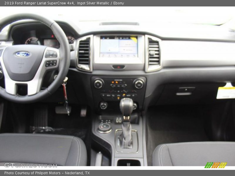 Ingot Silver Metallic / Ebony 2019 Ford Ranger Lariat SuperCrew 4x4