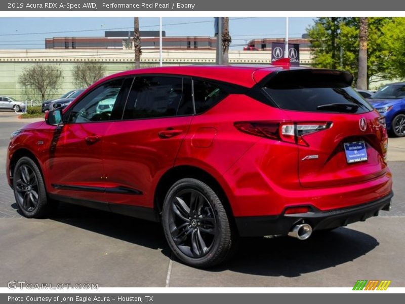 Performance Red Pearl / Ebony 2019 Acura RDX A-Spec AWD