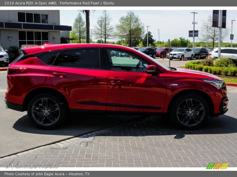 Performance Red Pearl / Ebony 2019 Acura RDX A-Spec AWD