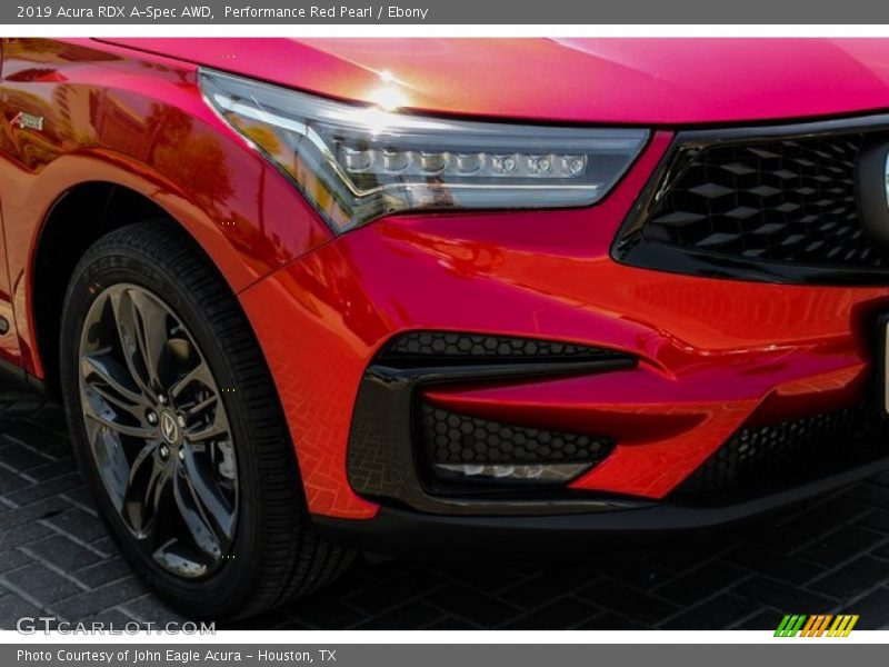 Performance Red Pearl / Ebony 2019 Acura RDX A-Spec AWD