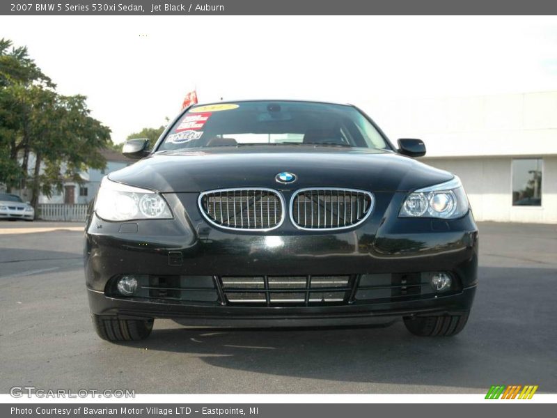 Jet Black / Auburn 2007 BMW 5 Series 530xi Sedan