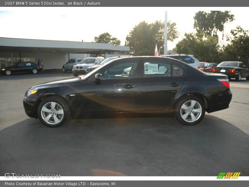 Jet Black / Auburn 2007 BMW 5 Series 530xi Sedan