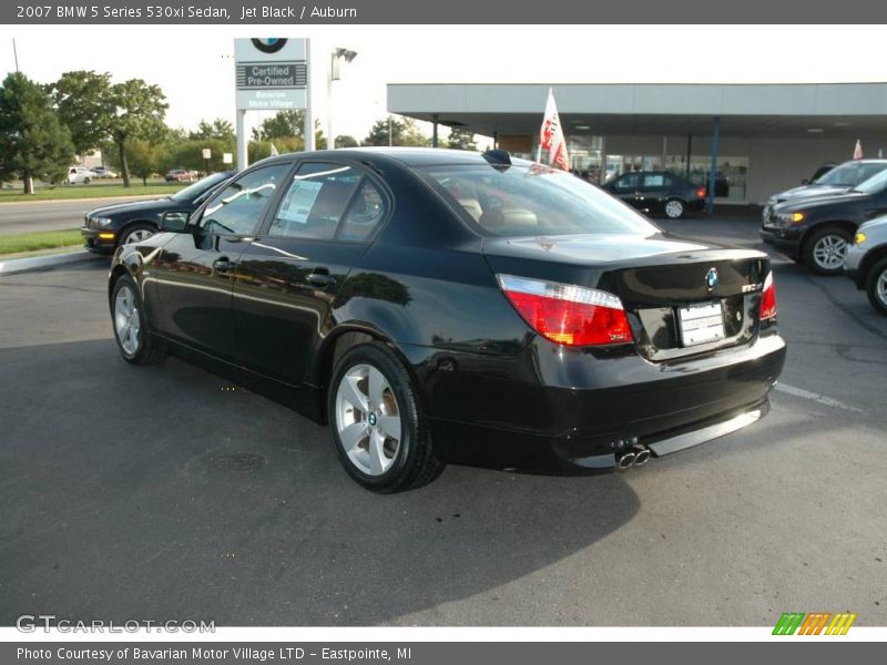 Jet Black / Auburn 2007 BMW 5 Series 530xi Sedan