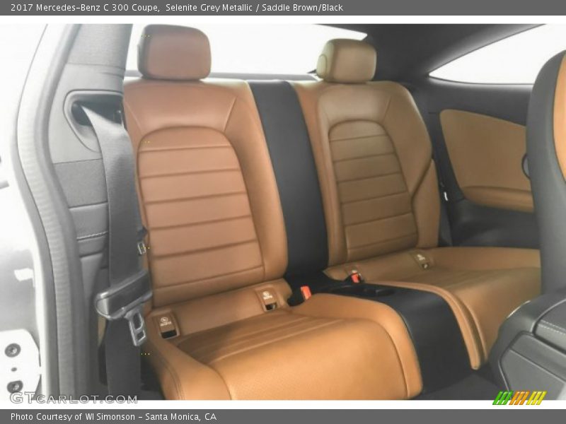 Selenite Grey Metallic / Saddle Brown/Black 2017 Mercedes-Benz C 300 Coupe