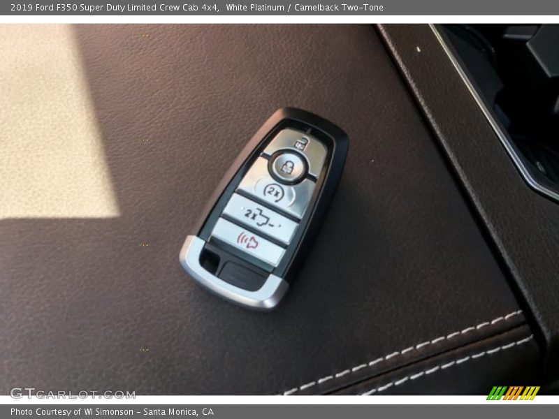 Keys of 2019 F350 Super Duty Limited Crew Cab 4x4