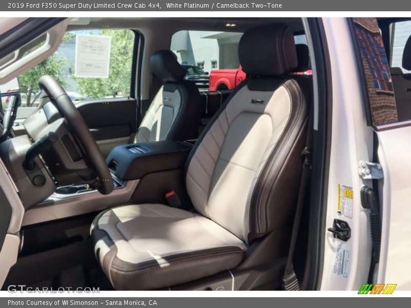 Front Seat of 2019 F350 Super Duty Limited Crew Cab 4x4