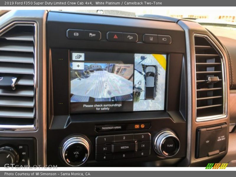 White Platinum / Camelback Two-Tone 2019 Ford F350 Super Duty Limited Crew Cab 4x4