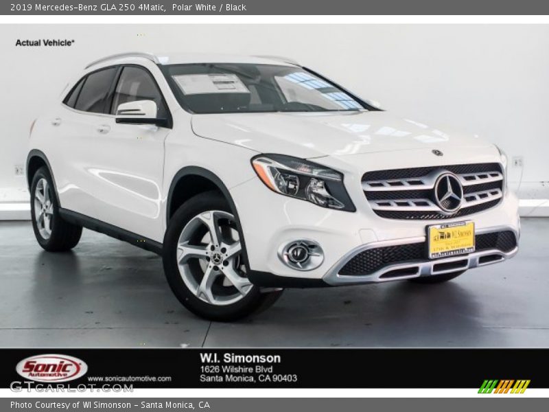 Polar White / Black 2019 Mercedes-Benz GLA 250 4Matic