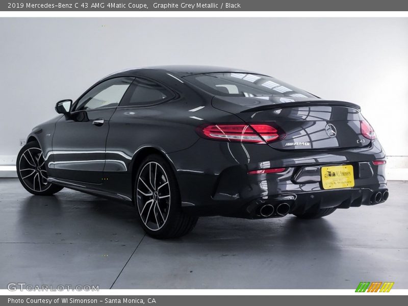 Graphite Grey Metallic / Black 2019 Mercedes-Benz C 43 AMG 4Matic Coupe