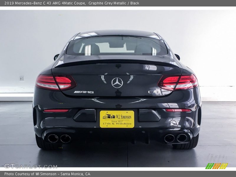 Graphite Grey Metallic / Black 2019 Mercedes-Benz C 43 AMG 4Matic Coupe