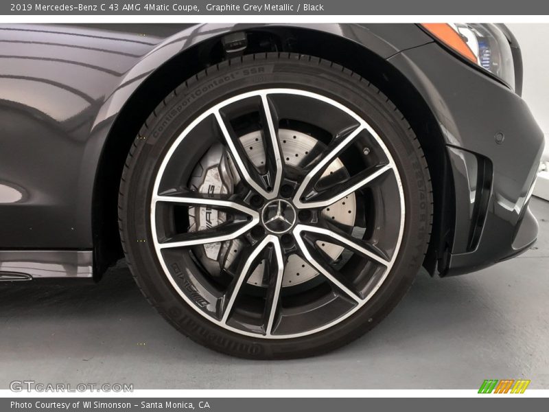 Graphite Grey Metallic / Black 2019 Mercedes-Benz C 43 AMG 4Matic Coupe