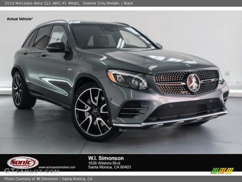 Selenite Grey Metallic / Black 2019 Mercedes-Benz GLC AMG 43 4Matic