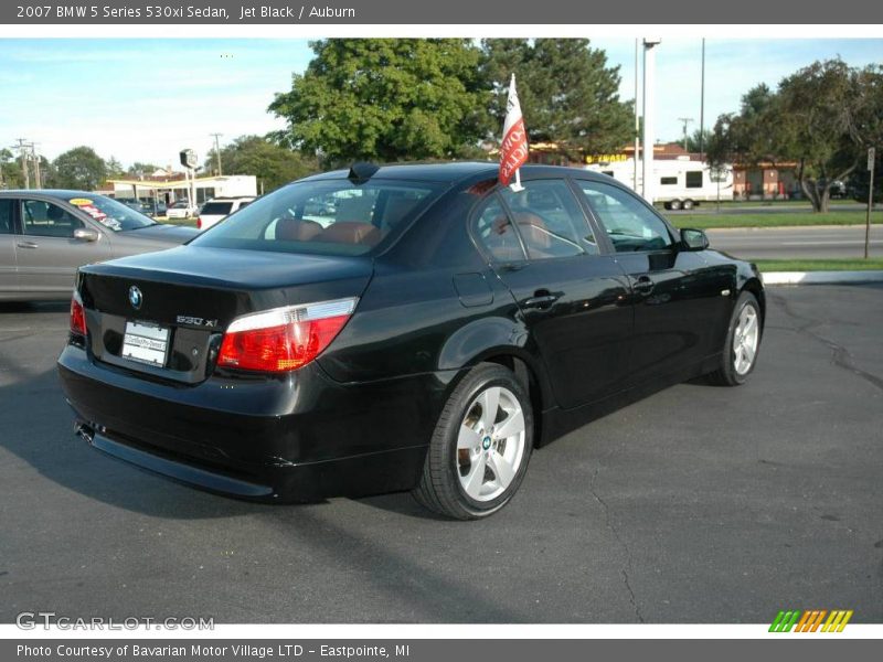 Jet Black / Auburn 2007 BMW 5 Series 530xi Sedan