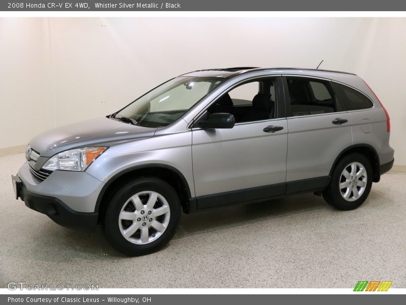 Whistler Silver Metallic / Black 2008 Honda CR-V EX 4WD