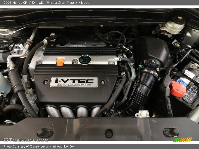 Whistler Silver Metallic / Black 2008 Honda CR-V EX 4WD