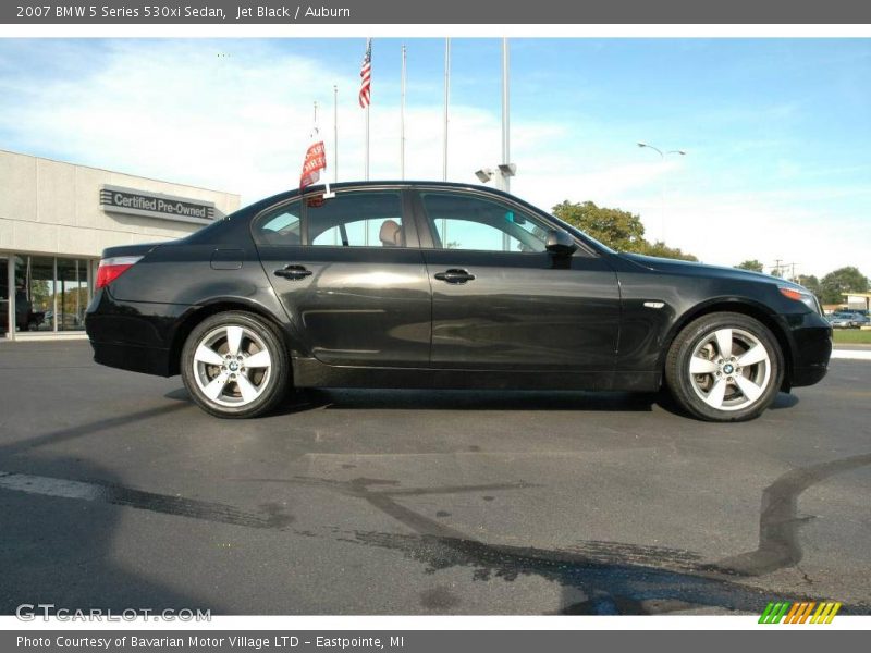 Jet Black / Auburn 2007 BMW 5 Series 530xi Sedan