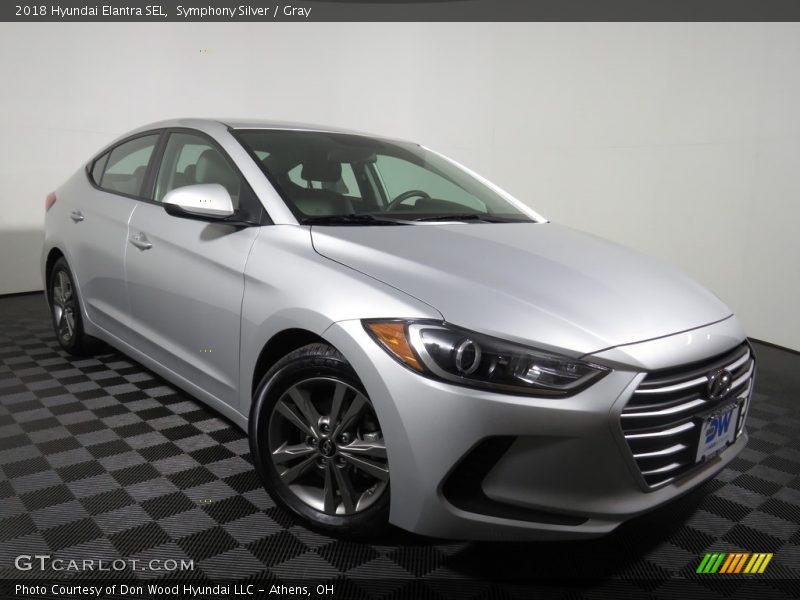 Symphony Silver / Gray 2018 Hyundai Elantra SEL