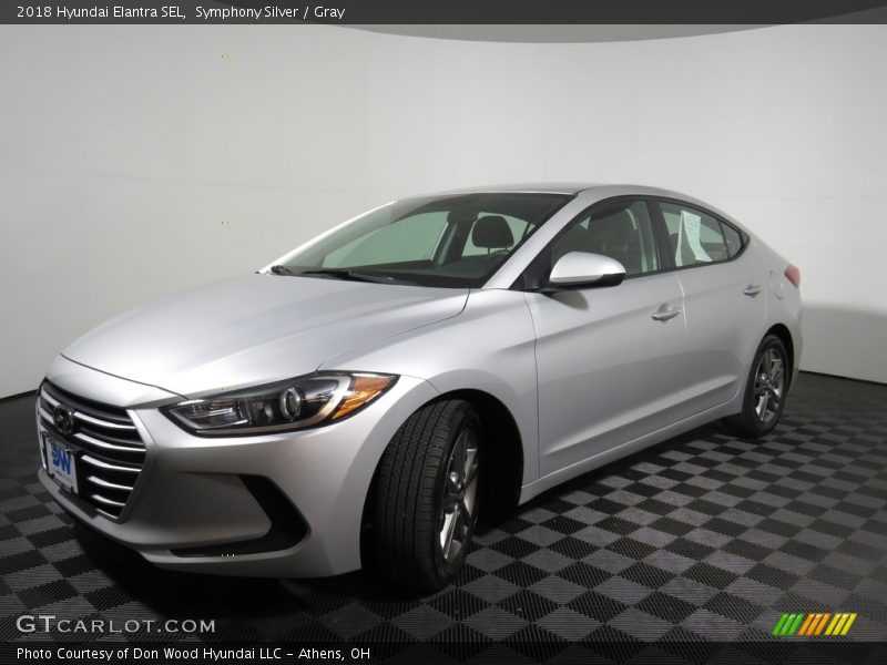 Symphony Silver / Gray 2018 Hyundai Elantra SEL
