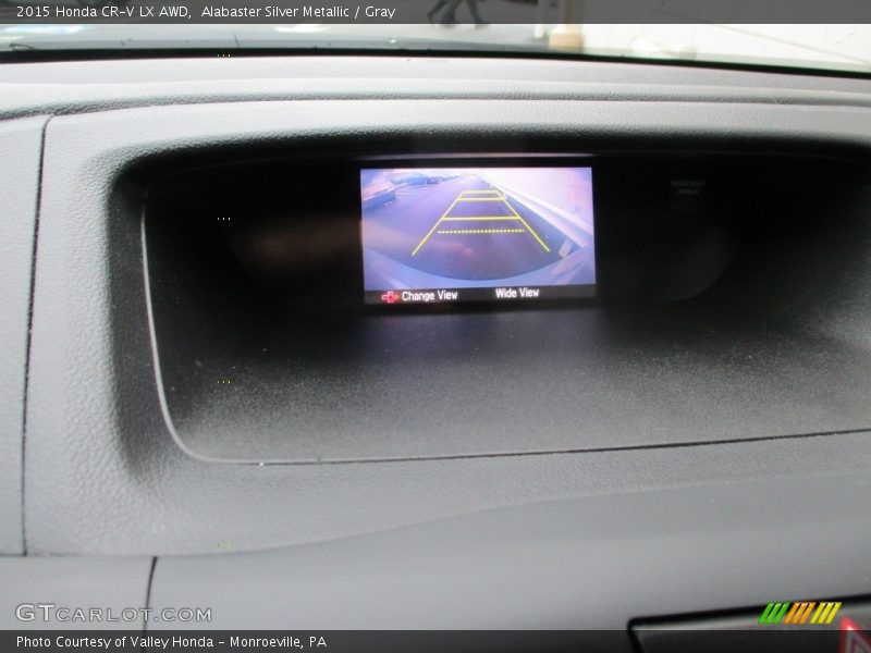 Alabaster Silver Metallic / Gray 2015 Honda CR-V LX AWD