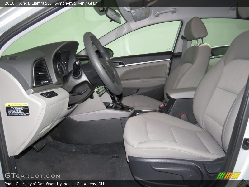 Symphony Silver / Gray 2018 Hyundai Elantra SEL