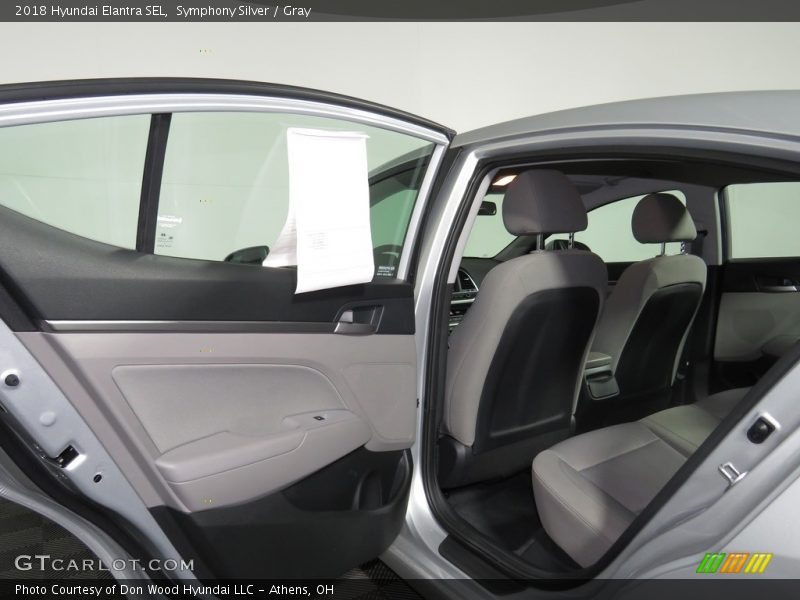 Symphony Silver / Gray 2018 Hyundai Elantra SEL