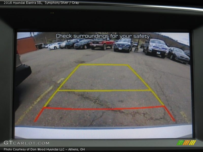 Symphony Silver / Gray 2018 Hyundai Elantra SEL