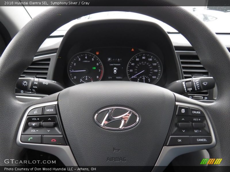 Symphony Silver / Gray 2018 Hyundai Elantra SEL