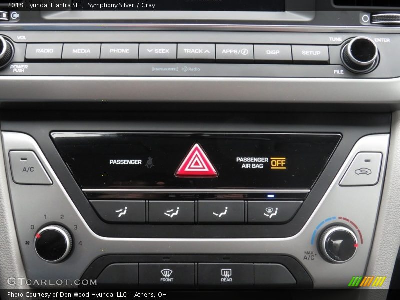 Symphony Silver / Gray 2018 Hyundai Elantra SEL