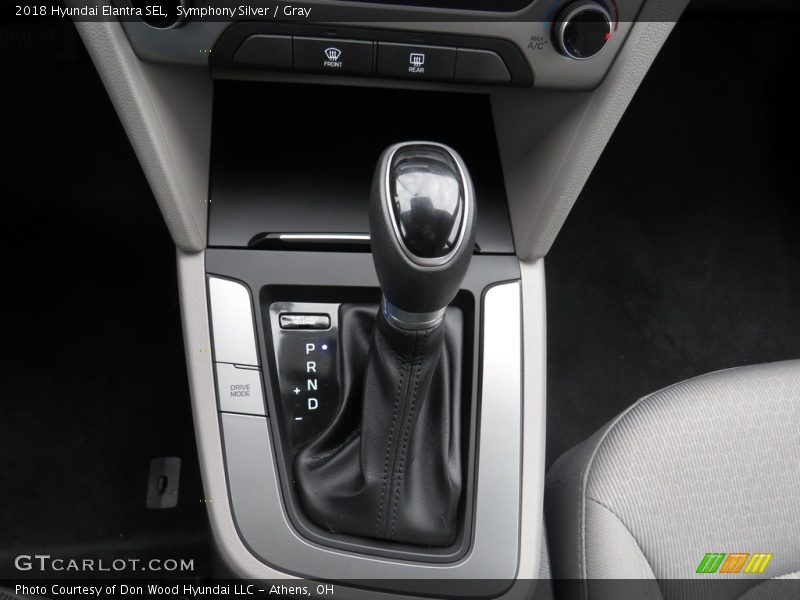 Symphony Silver / Gray 2018 Hyundai Elantra SEL