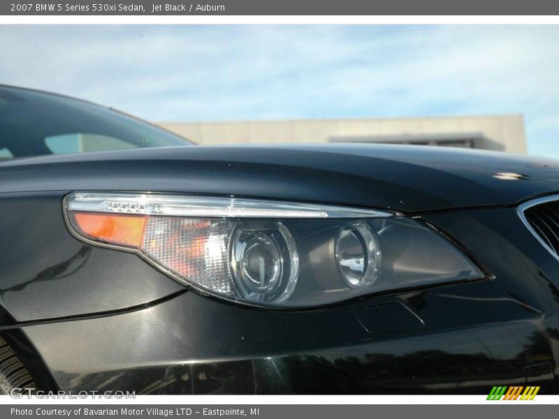 Jet Black / Auburn 2007 BMW 5 Series 530xi Sedan