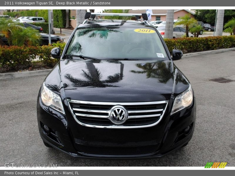Deep Black Metallic / Sandstone 2011 Volkswagen Tiguan SE