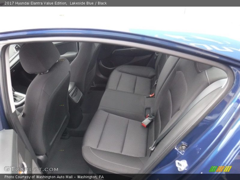 Lakeside Blue / Black 2017 Hyundai Elantra Value Edition
