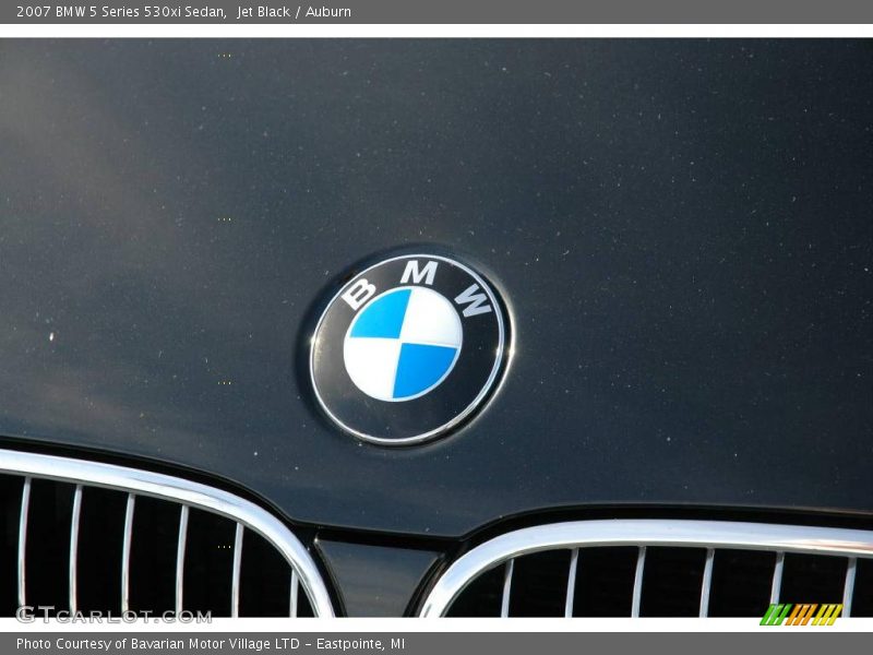 Jet Black / Auburn 2007 BMW 5 Series 530xi Sedan
