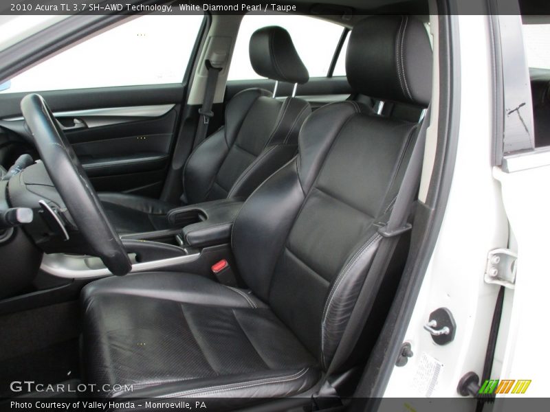 White Diamond Pearl / Taupe 2010 Acura TL 3.7 SH-AWD Technology