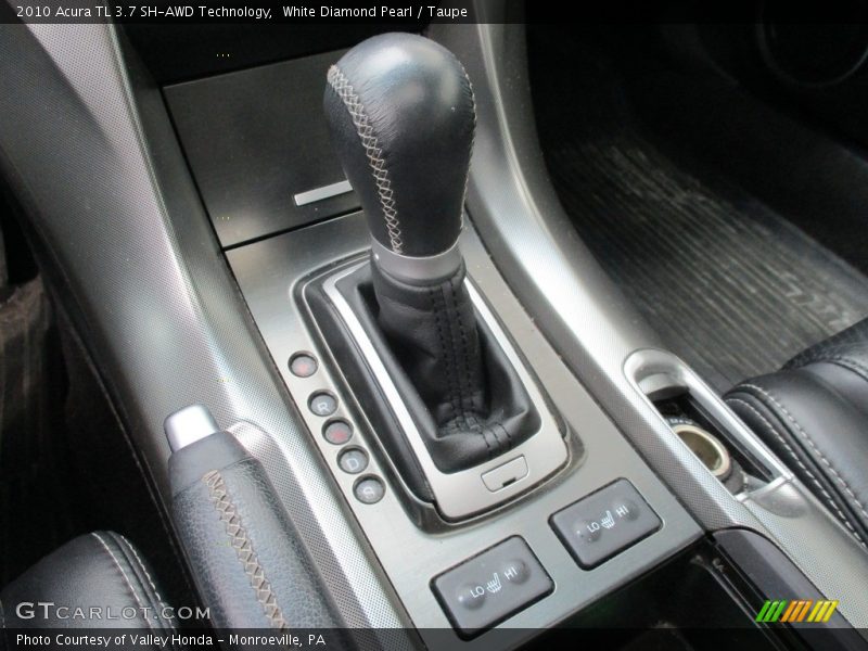White Diamond Pearl / Taupe 2010 Acura TL 3.7 SH-AWD Technology