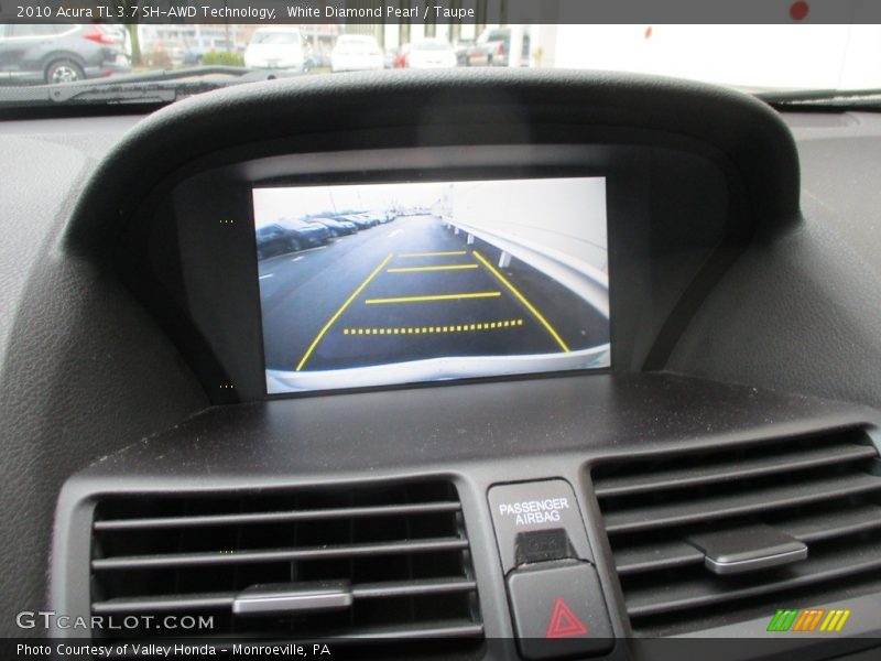 White Diamond Pearl / Taupe 2010 Acura TL 3.7 SH-AWD Technology