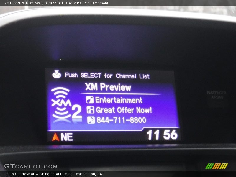 Graphite Luster Metallic / Parchment 2013 Acura RDX AWD