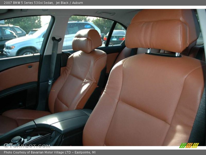 Jet Black / Auburn 2007 BMW 5 Series 530xi Sedan