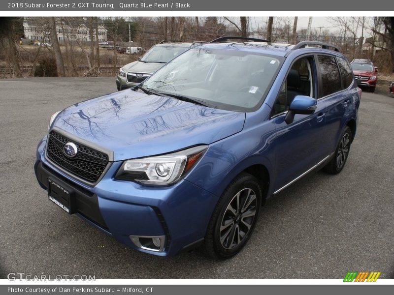 Quartz Blue Pearl / Black 2018 Subaru Forester 2.0XT Touring