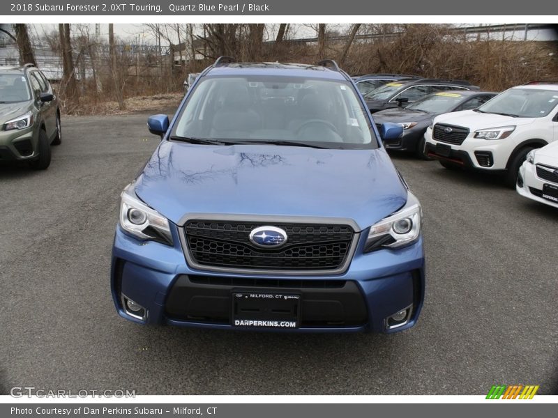 Quartz Blue Pearl / Black 2018 Subaru Forester 2.0XT Touring