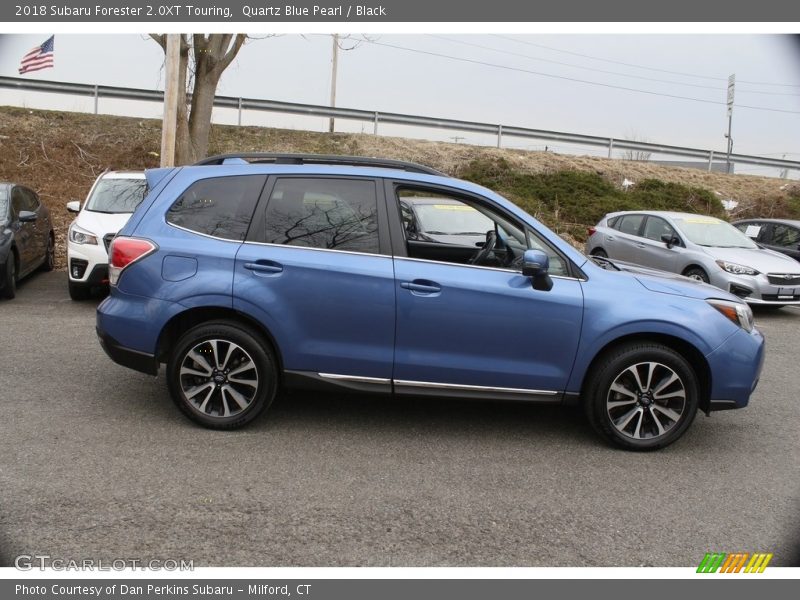Quartz Blue Pearl / Black 2018 Subaru Forester 2.0XT Touring