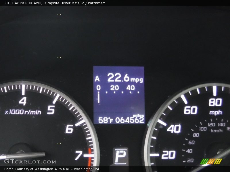 Graphite Luster Metallic / Parchment 2013 Acura RDX AWD