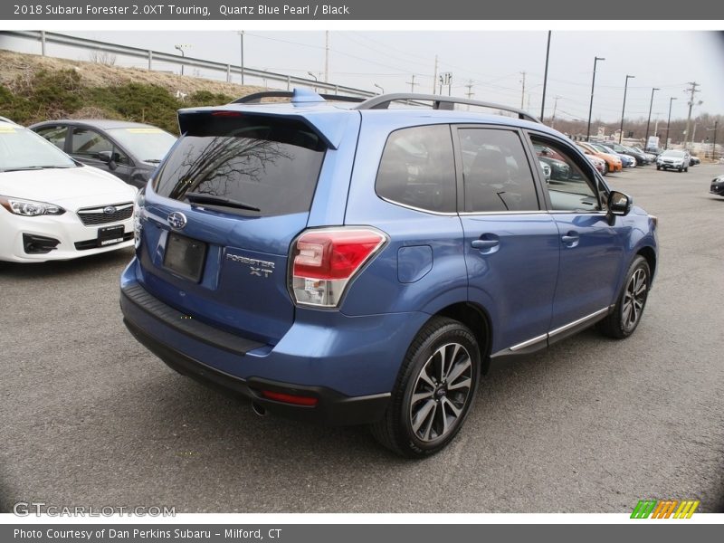 Quartz Blue Pearl / Black 2018 Subaru Forester 2.0XT Touring