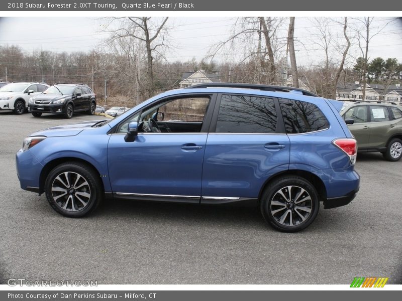 Quartz Blue Pearl / Black 2018 Subaru Forester 2.0XT Touring