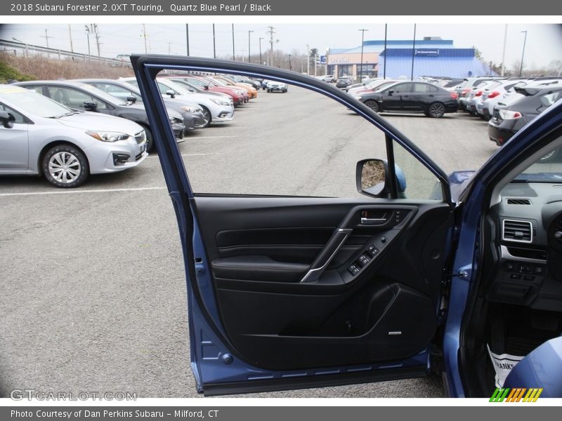 Quartz Blue Pearl / Black 2018 Subaru Forester 2.0XT Touring