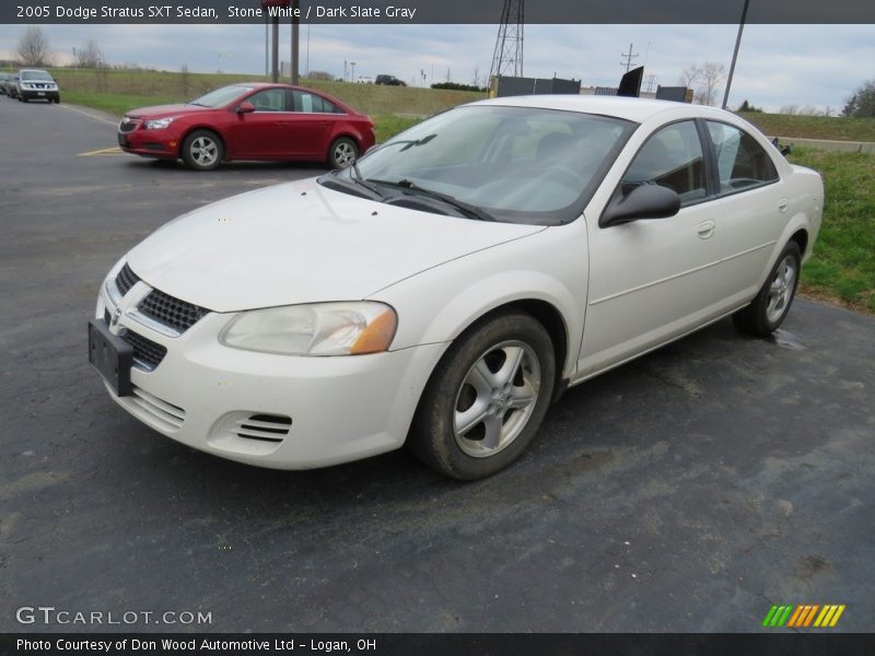 Stone White / Dark Slate Gray 2005 Dodge Stratus SXT Sedan