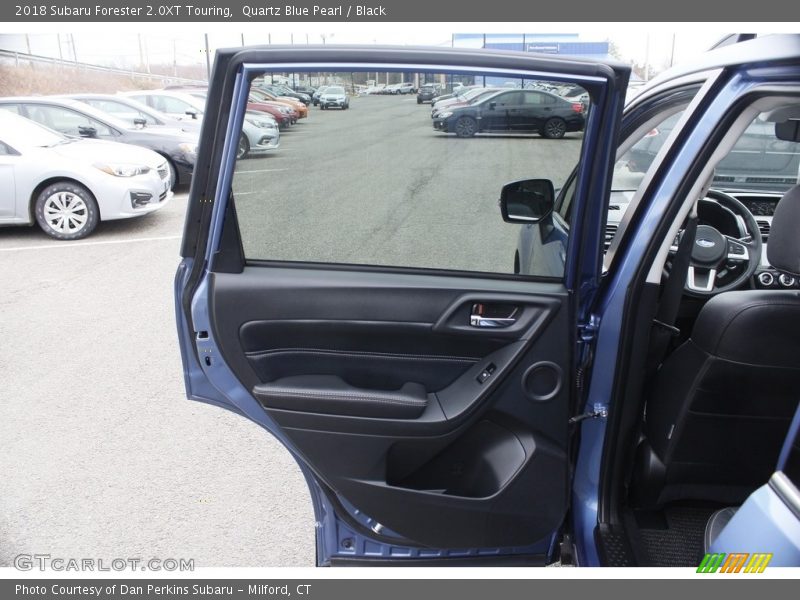 Quartz Blue Pearl / Black 2018 Subaru Forester 2.0XT Touring