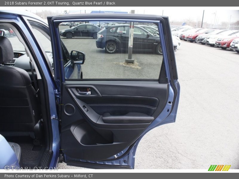 Quartz Blue Pearl / Black 2018 Subaru Forester 2.0XT Touring
