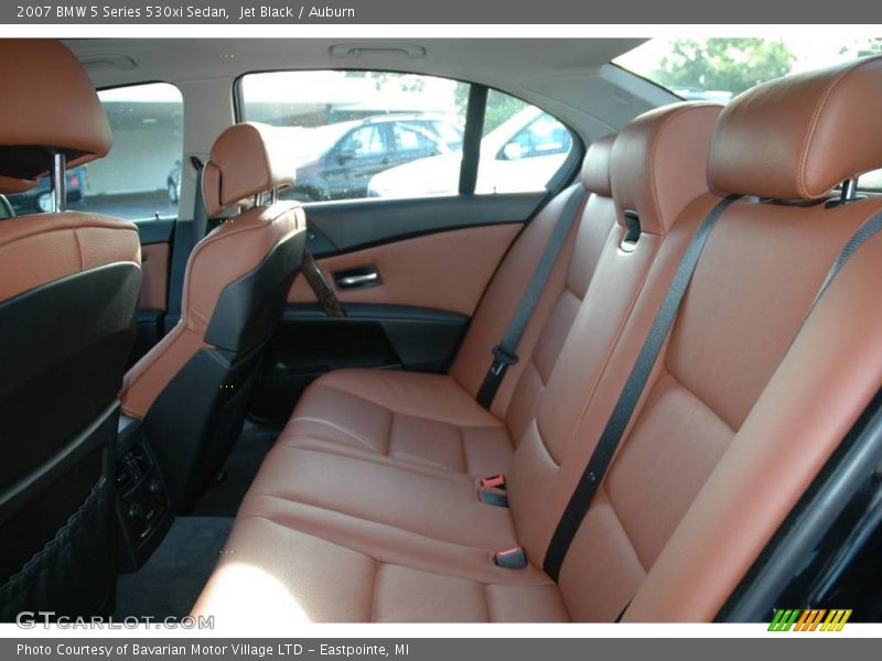 Jet Black / Auburn 2007 BMW 5 Series 530xi Sedan